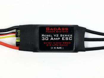BadAss  Rebel V2 Series Brushless ESC,  30A
